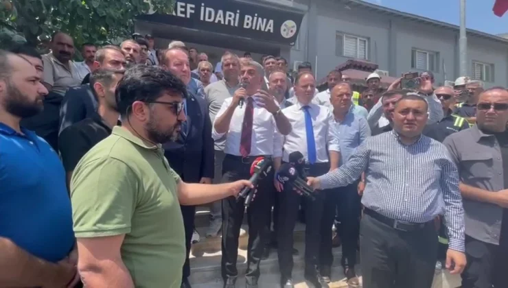 CHP Heyeti Eti Krom işçilerine destek için Elazığ’a geldi