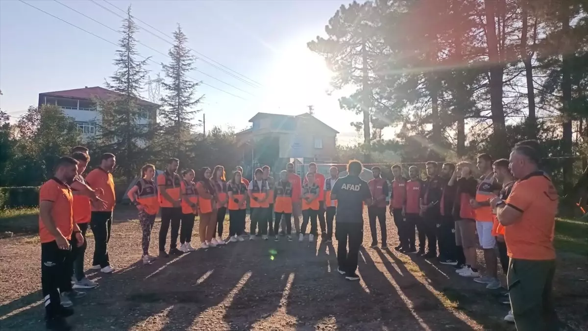 Giresun’da AFAD Gönüllüleri için Eğitim Kampı