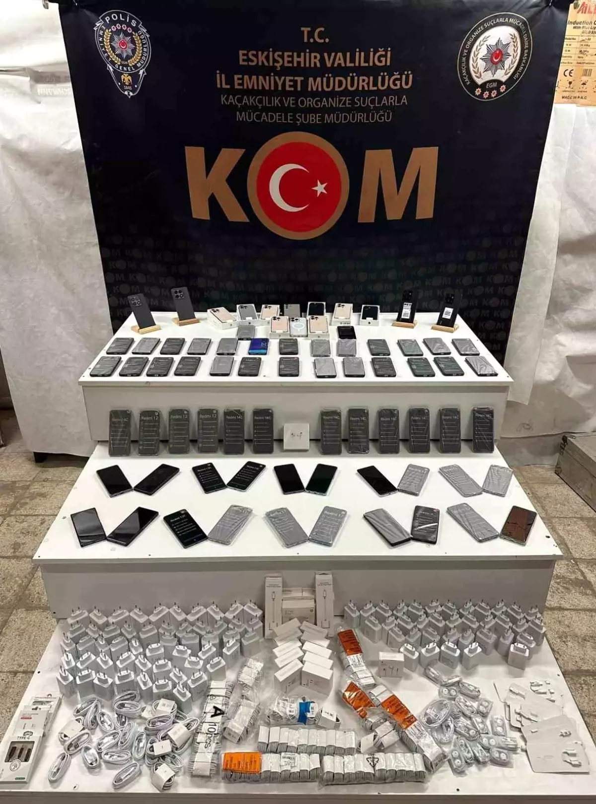 Eskişehir’de Kaçak Telefon Operasyonu